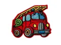 Produktbild: Bügelbild Applikation Aufnäher Patch Feuerwehr Feuerwehrauto 5,0 x 4,5 cm