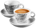 Produktbild: Ritzenhoff & Breker Espresso-Set Cornello, 4-teilig, Grau, 80ml