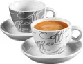 Produktbild: Ritzenhoff & Breker Espressotassen-Set Cornello 80ml 4-teilig (2 Tassen und 2 Un