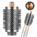 Produktbild: Große runde Volumenbürste-Aufsatz für Dyson Airwrap, Mit langen, feinen Borsten, um dem Haar Form und mehr Volumen zu verleihen, Kompatibel mit HS01/HS05/HS08, Kupfer