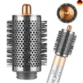 Produktbild: Runde Volumenbürste-Aufsatz kompatibel mit Dyson Airwrap, lange & feine Borsten