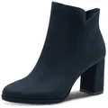 Produktbild: Tamaris Stiefelette, Blockabsatz, Abendschuh, Festtagsschuh in veganer Verarbeitung blau 39 EU