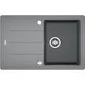 Produktbild: Franke Spüle BASIS BFG 611 in Steingrau aus Fragranit DuraKleen® Plus Sanitiz...