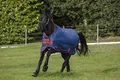 Produktbild: Horseware Mio T/O Lite Turnout Decke wasserdicht Dunkelblau/Dunkelblau & Rot HW 20, Größe:4'9
