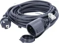 Produktbild: AS Schwabe Strom-Verlängerungskabel IP44 10m, H05RR-F 3G 1,5mm², Gummi, schwarz