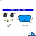 Produktbild: BREMSBELAGSATZ SCHEIBENBREMSE 13.0460-3848.2 FÜR VAUXHALL CORSA/Mk/III  OPEL