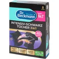Produktbild: 8x Dr. Beckmann Farbschutztücher Schwarz 3-in-1 – Intensiv-Schwarz & Pflege Neu
