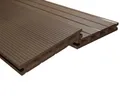 Produktbild: WPC Terrassendielen Komplettset 2m² in Braun - Bodenfliesen + Unterkonstruktion & komplettem Zubehör - Bodenbelag wetterfest + pflegeleicht + rutschfest - Länge: 220 cm