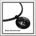 Produktbild: Edelschmiede925 Kautschukband mit Anhänger - Modeschmuck - Glas