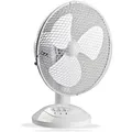 Produktbild: Ventilator Tischventilator Standventilator Ø 27 Cm Oszillation Weiß 2 Stufen
