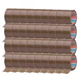 Produktbild: 36x tesa Packband 64014 leise Klebeband Paketband braun 50mm x 66m