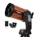 Produktbild: Celestron 11069 NexStar 8SE computergesteuertes Schmidt-Cassegrain-Teleskop mit vollautomatisierter Halterung, SkyAlign-Technologie und XLT-Beschichtung, Schwarz/orange
