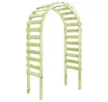 Produktbild: vidaXL Pergola Gartenpergola 130×60×230 cm Kiefernholz Imprägniert, BxTxH: 60x60x230 cm, (1-tlg)