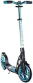 Produktbild: SIX DEGREES Aluminium Scooter mit Klappmechanismus und Ständer, 230/215 mm, ABEC 7, höhenverstellbar, GS geprüft, türkis