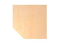 Produktbild: Trapezplatte TOPAS LINE, Ahorn/silber