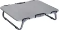 Produktbild: PawHut Hundebett Outdoor Faltbare Haustierliege Hundeliege Hundeschlafplatz Erhöhtes Haustierbett Schlafplatz für Kleine Hunde, Metall, Oxford, Grau, 59 x 46 x 15 cm