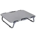 Produktbild: Hundeliege Outdoor Hundebett Katzenbett Schlafplatz faltbar grau / Blau