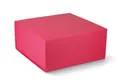 Produktbild: ideas in boxes Premium Geschenkbox mit Deckel, faltbar, Geschenkkarton, Magnetbox, Geschenkverpackung für Weihnachten & Geburtstag, Magnetfaltbox, Pink matt, 22x22x10cm