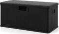 Produktbild: COSTWAY Gartenbox 378L, Auflagenbox wasserdicht mit abschließbarem Deckel, Aufbewahrungsbox für Kissen & Gartengeräte, Kissenbox Outdoor Schwarz