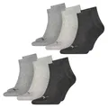 Produktbild: Puma Unisex Herren Damen Quarter Socken PLAIN - 6er Multipack