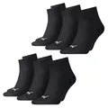 Produktbild: Puma Unisex Herren Damen Quarter Socken PLAIN - 6er Multipack