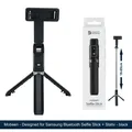 Produktbild: Mobeen Bluetooth Selfie Stick für Samsung Teleskop Stativ mit Auslöser schwarz