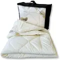 Produktbild: Merino Schafschurwolle Winterdecke Kuschelzeit in 135x200 cm mit Duo Aufbau - Beige