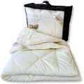 Produktbild: Meivita Merino Schaf-Schurwoll Winterdecke in 135x200 cm Schurwoll Winterbett Duo-Bett Duo-Steppdecke Winter Bettdecke