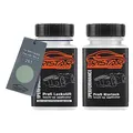 Produktbild: TRISTARcolor Autolack Lackstift Set für Mercedes/Daimler Benz 261 Nelkengrün Metallic Basislack Klarlack je 50ml