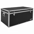 Produktbild: ANNDORA SHOPPING-WELTEN Aluminium-Rahmenkoffer Transport-Box, Koffer in Schwarz mit 82 Liter Volumen
