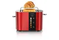 Produktbild: Arendo Toaster Edelstahl, Kurzschlitz, Touch Display, Restzeit & Bräunungsgradanzeige, 2 Schlitze, für 2 Scheiben, 800 W, Brötchenaufsatz, Wärmeisoliert, Toast-Symbole für Bräunungsgradauswahl