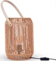 Produktbild: Paco Home Tischleuchte NANDO, ohne Leuchtmittel, Tischlampe Schreibtischlampe Beistelltisch Lampenschirm Boho Korb E27