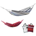 Produktbild: AMAZONAS Salsa XL Reise Tuch Hängematte Wetterfest Single Garten Camping 150kg Farbe: Rot