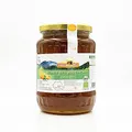 Produktbild: BIO Wald-Honig (roh) von ImkerPur, nicht geschleudert oder erhitzt, enthält Blütenpollen, Bienenwachs und andere natürliche Bestandteile (1000 g Roher Wald-Honig BIO)