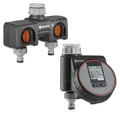 Produktbild: Gardena - Water Control Flex Twin Tap Connector Set NEU