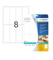 Produktbild: HERMA 8326 Versandetikett/Warnhinweis A4 50x142 mm weiß Papier matt 200 St.