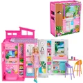 Produktbild: Barbie Barbie Ferienhaus Puppe und Spielset, Kulisse