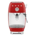 Produktbild: SMEG ECF03RDEU - Espresso-Kaffeemaschine mit 5 Jahre Garantie, Designlinie 50's Style, Rot, BxTxH: ca. 21x30x37 cm