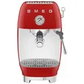 Produktbild: Smeg Espressomaschine 50 ́s Style, Rot, Metall, Kunststoff, 0,1400 ml, Küchengeräte, Kaffeemaschinen & Zubehör