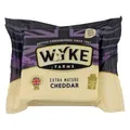 Produktbild: Food-United CHEDDAR-KÄSE weiß und extra reif 200g Stück von WYKE Farms extra mature cheddar cheese 12 Monate gereift englischer Hartkäse perfekt zu Käseplatten Fondue Burger Toasts Pasta Saucen (1)