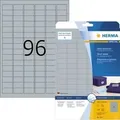 Produktbild: HERMA Etikett 4110 30,5x16,9mm Folie silber 2.400 St./Pack.