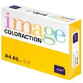 Produktbild: Image Coloraction Sevilla - farbiges Kopierpapier - DIN A4, 210 x 297 mm, 80 g/m² - buntes, holzfreies Druckerpapier für Kopierer - 500 Blatt - Sonnengelb