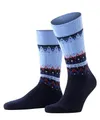Produktbild: FALKE Herren Socken Norseman M So Wolle gemustert 1 Paar, Blau Water 6550, 39-42