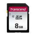 Produktbild: Transcend 8GB Highspeed SDXC Speicherkarte (für Digitalkameras; Fotos & Videos; Autoradio) Klasse 10, UHS-I U3, Video Speed Class V30 für 4K Ultra HD - TS8GSDC300S