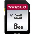 Produktbild: Transcend SD-Karte TS8GSDC300S, 8GB, bis 95 MB/s, SDHC, mit Class 10