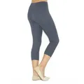 Produktbild: YESET 3/4-Leggings 3/4 Capri Leggings hoher Bund mit Taschen Hose Yoga Sport Fitness mit Taschen blau XXXL-44