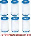 Produktbild: INTEX Pool-Filterkartuschen Typ A 6 Stück