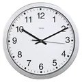 Produktbild: hama Wanduhr Mallorca weiß silber Kunststoff, Ø 30,0 cm