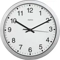 Produktbild: Hama Wanduhr Mallorca 185870 | Quarzuhr Ø 30 cm | große analoge Zeitanzeige | arabische Zahlen | silber