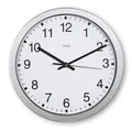 Produktbild: Hama Wanduhr Uhr Quarzuhr Seniorenuhr 30 cm Analog Silber extragroße Zeitanzeige